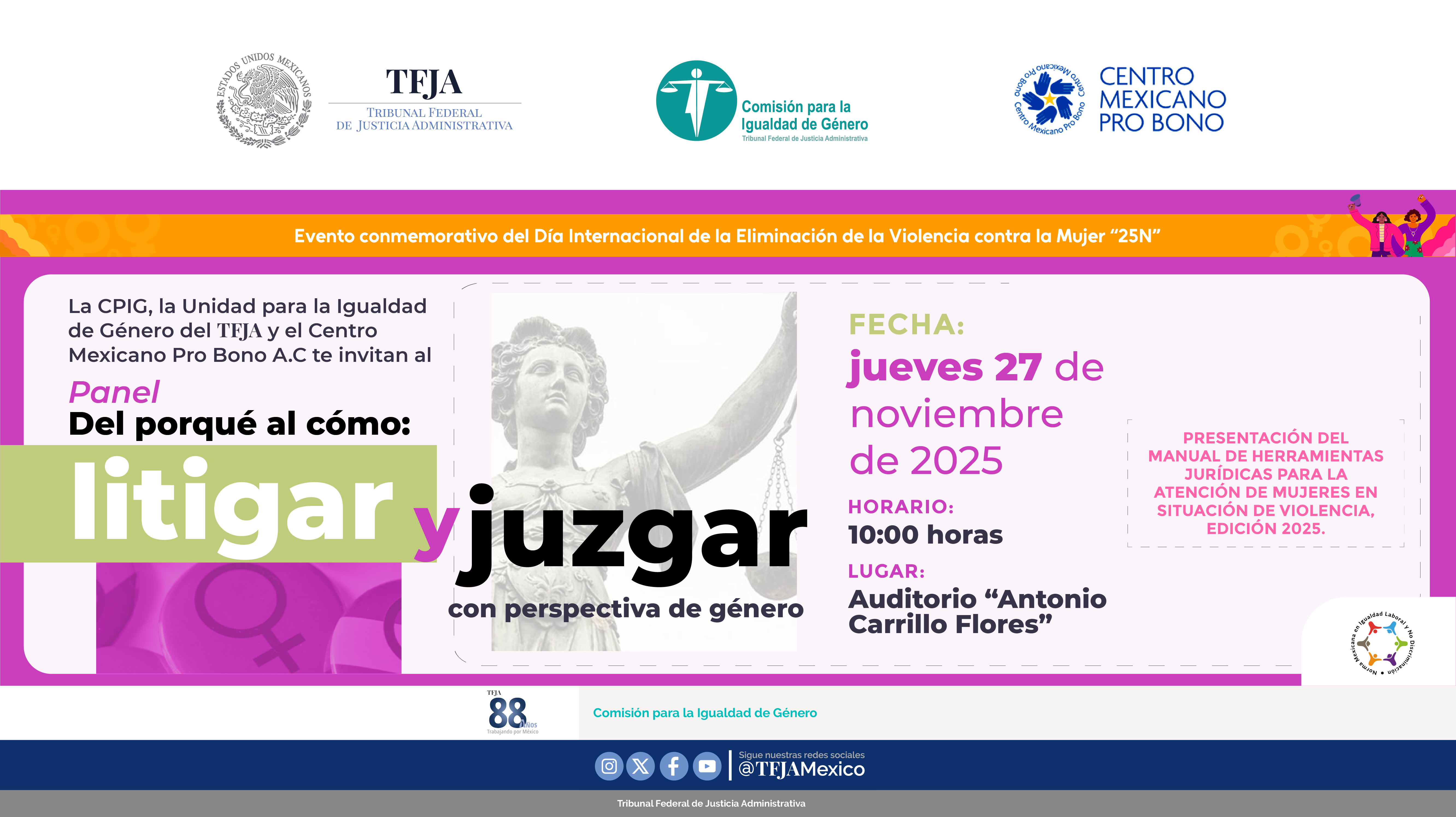 Del por qué al cómo litigar y juzgar con perspectiva de género 